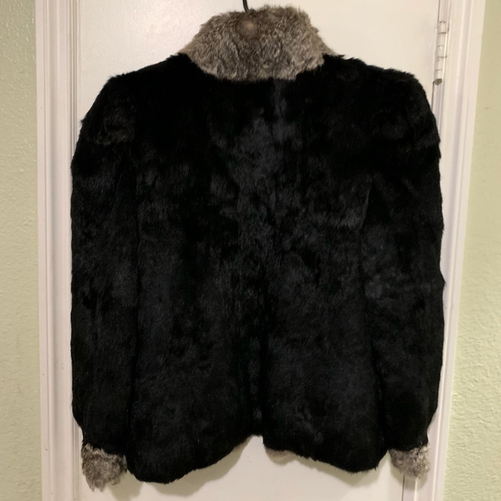 Sergio Valente Rabbit Fur Coat - Picture 6 of 6